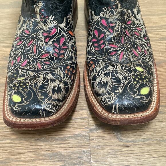 Johnny Ringo Western Boots Square Toe Size 7 - Picture 4 of 11